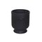Kingston Living Matte Finish Surprised Face Ceramic Vase - 5.5" - Black